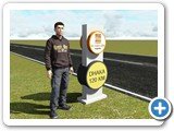 Milestone project beside the highway project of dream construction